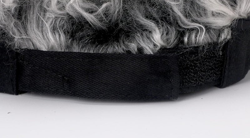 NNBDBVDHS Mens Visor with Hair Fake Hat with Hair for Men Funny Golf Hats Wig Hat Spiked Adjustable Baseball Cap - Image 4